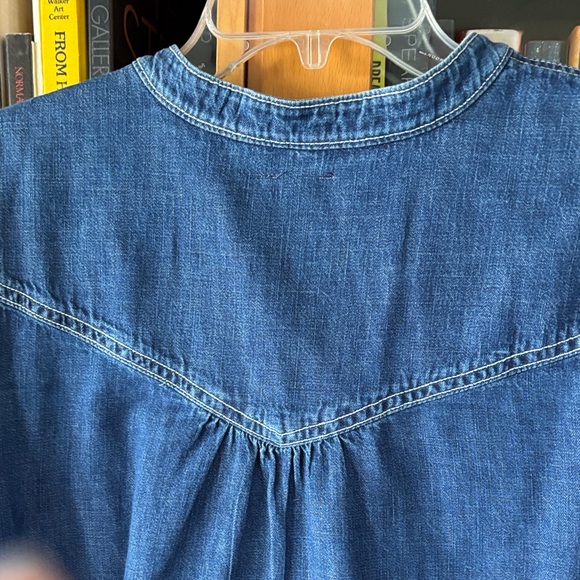 Pilcro Indigo Denim Blouse - Picture 7 of 9